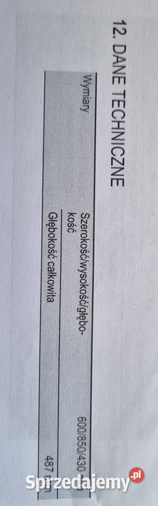 Pralka slim 43 Electrolux EWS11277FW 65 Wierzbica-Kolonia sprzedam