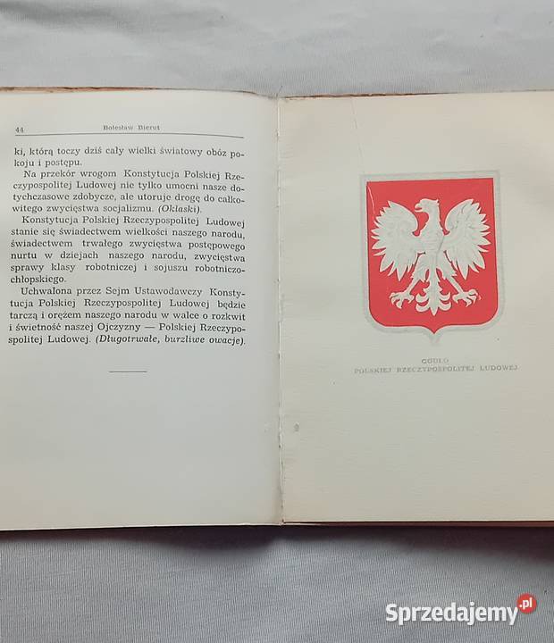 Bierut O Konstytucji Polskiej Rzeczypospolitej Koźminek