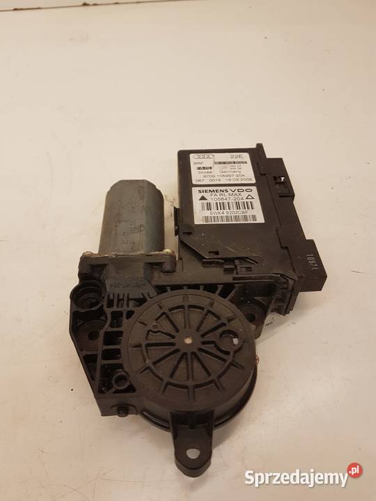 SILNICZEK SZYBY PRAWY PRZÓD AUDI 8E2959802E Układ elektryczny, zapłon Przystajń