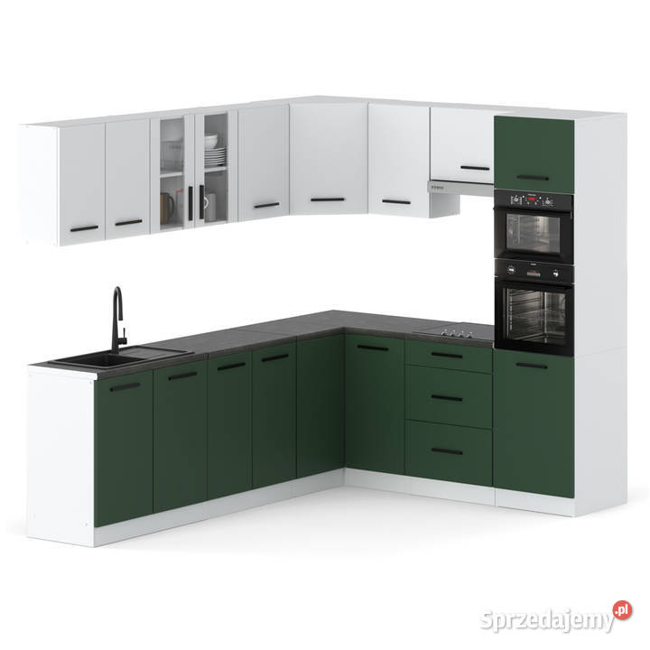 Kuchnia Narożna Z Blatem Duża Marra 46m Biała Elbląg