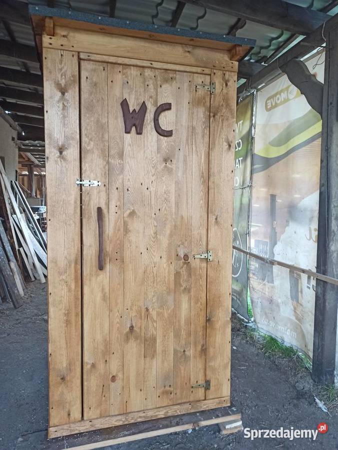 Wc ogrodowe duże toj toj wychodek sławojka śląskie Woźniki