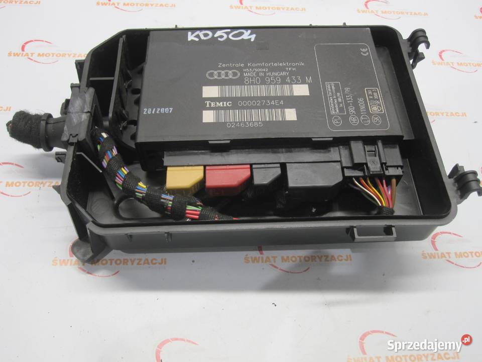 AUDI A4 B7 08r moduł komfortu 8H0959433M