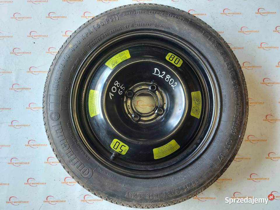 CITROEN C3 C4 PICASSO 308 koło dojazdowe 1258516 Kielce