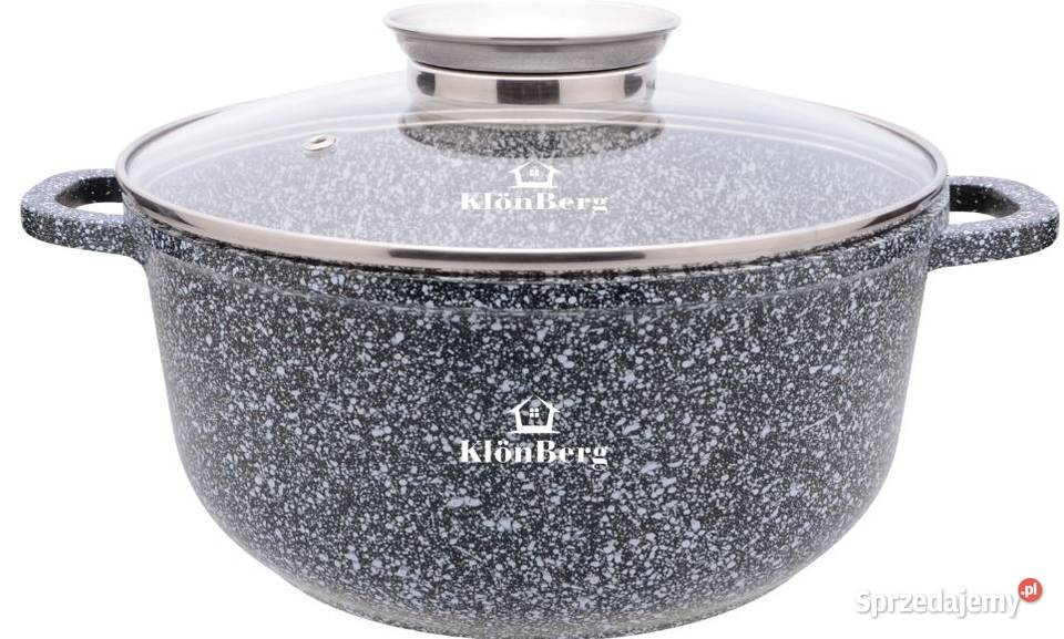 299 garnki marmurkowe KLONBERG 12 elementów Przybory kuchenne Zabrze