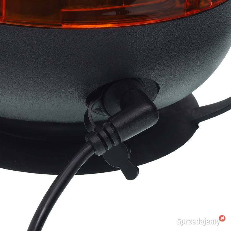 LAMPA OSTRZEGAWCZA KOGUT BEZPRZEWODOWA OKRĄGŁA