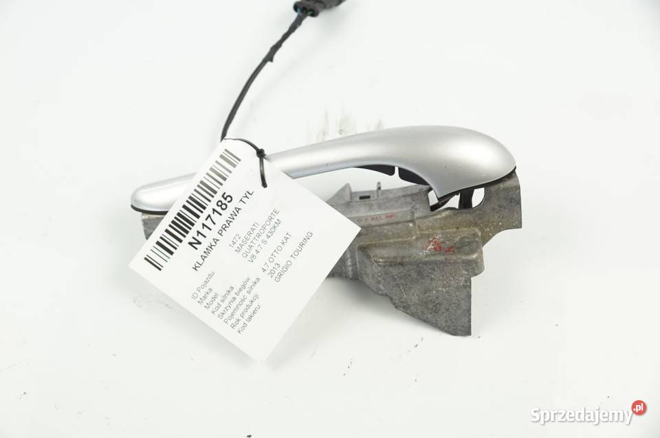 MASERATI QUATTROPORTE S KLAMKA DRZWI PRAWA TYŁ osobowe