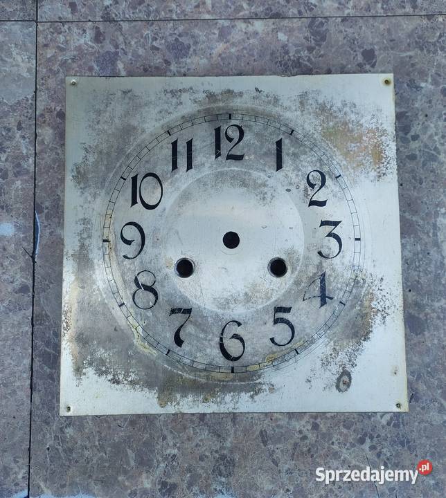 562 Tarcza starego zegara ściennego 20x20 Tczew