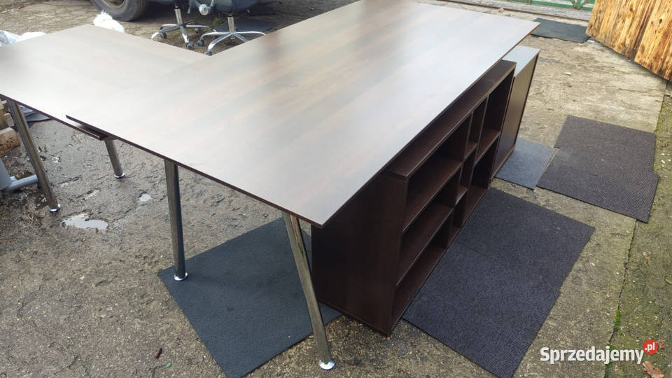 Biurko gabinetowe z kontenerkiem dostawką i Warszawa