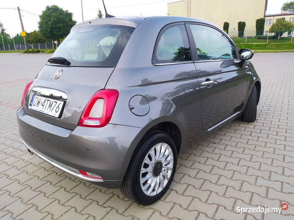 Fiat 500 10 Hybryda 2022r krajowy FV23 Rok produkcji 2022 Koziegłowy
