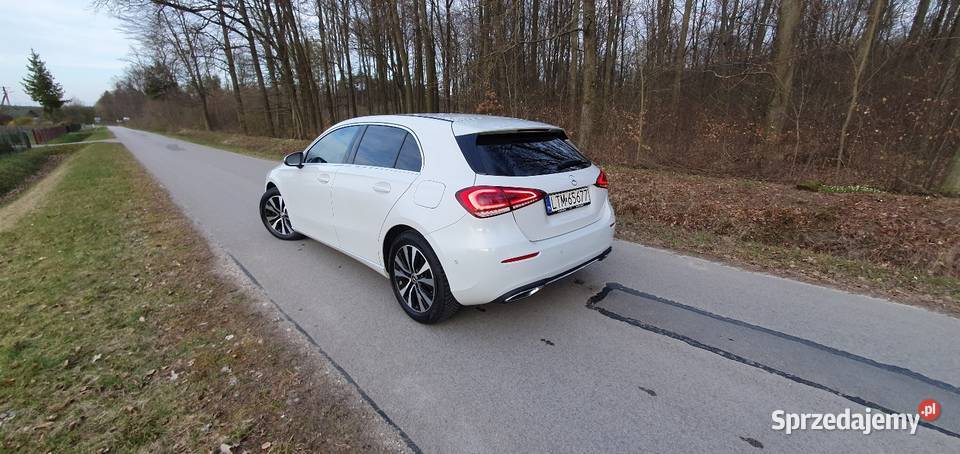 Mercedes A200 Benzyna 40000 2021r Ledy Biała Rok produkcji 2021 lubelskie Tomaszów Lubelski