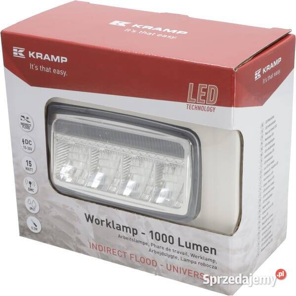 Lampa robocza pośrednia 15W 2836 lumenów LA10502 Kamionna