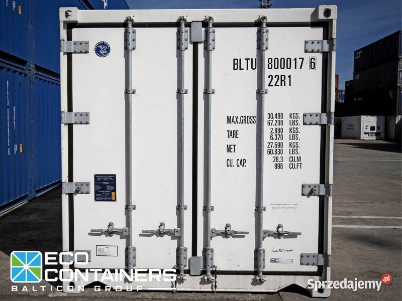 Kontener chłodniczy 20RF magazyn na wynajem pomorskie Gdańsk sprzedam