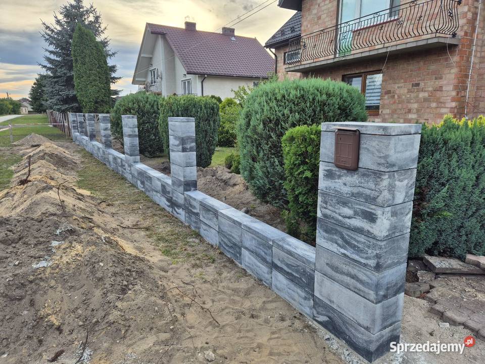 Bloczek ogrodzeniowy JONIEC Roma Horizon onyx Piotrowiec