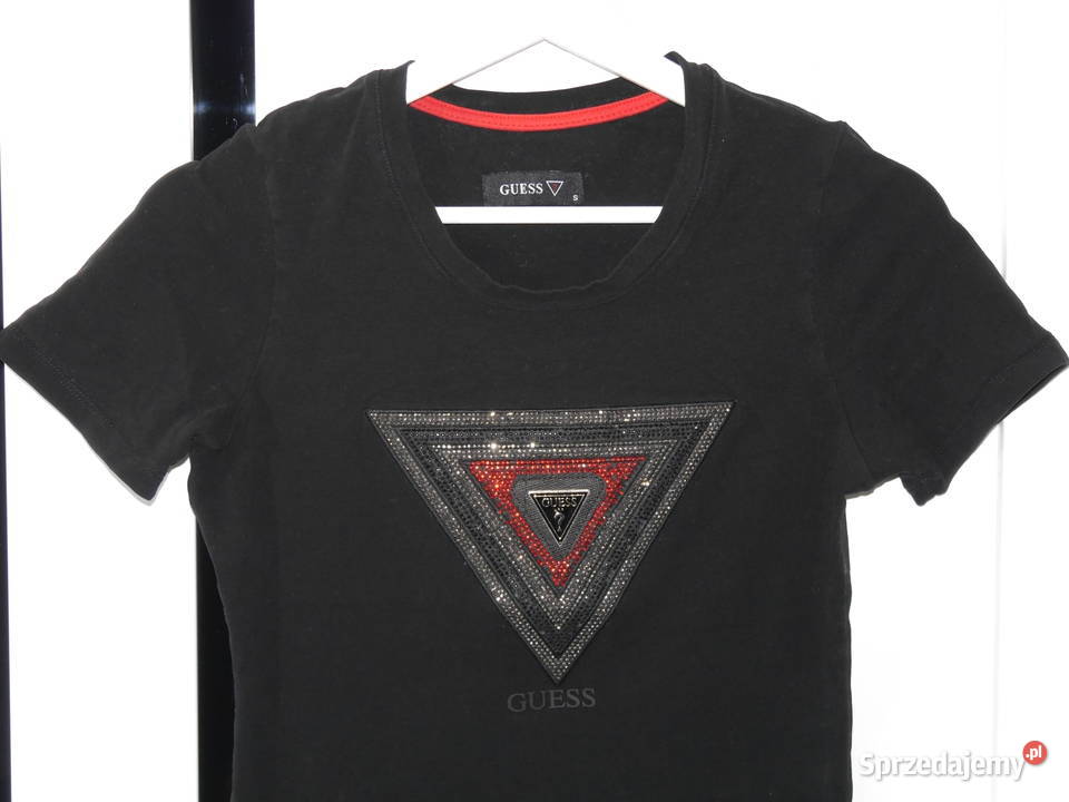 Guess piękna bluzka cyrkonie 34 XS czarny Wrocław