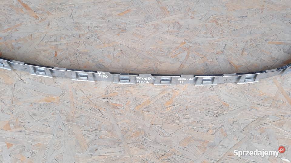 PEUGEOT 407 LISTWA CHROM ZDERZAKA PRZÓD listwy na zderzak Karoseria