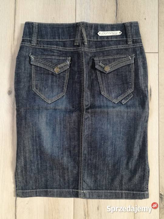 Spódnica olówkowa z ciemnego denimu sprzedam