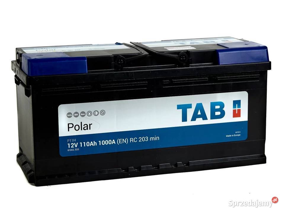 Akumulator TAB POLAR S 110Ah 1000A wysoki Jedlińsk sprzedam