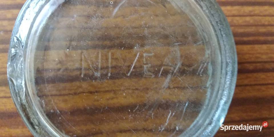 Szklane pudełeczko kremie Nivea z 1935r Snopków sprzedam