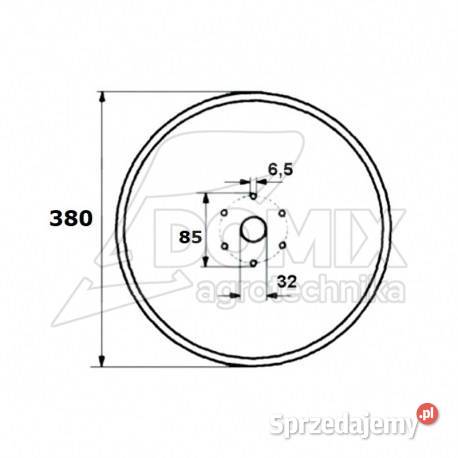 Talerz redlicy Monosem 7068 fi380mm Kawnice