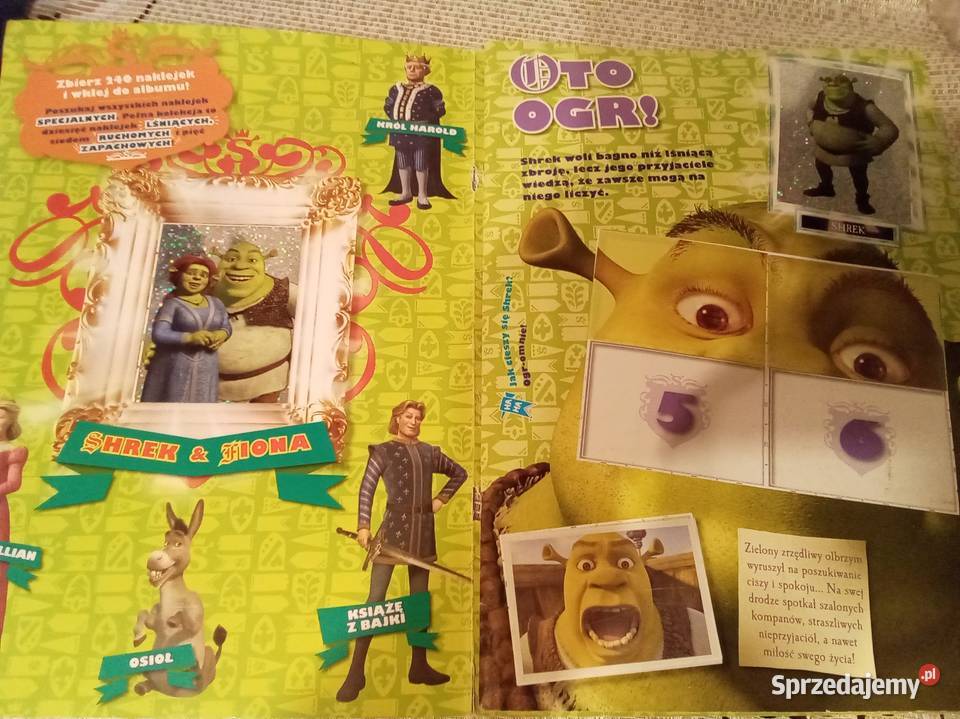 Na teopie shreka album na naklejki Poradniki, albumy i reportaże mazowieckie