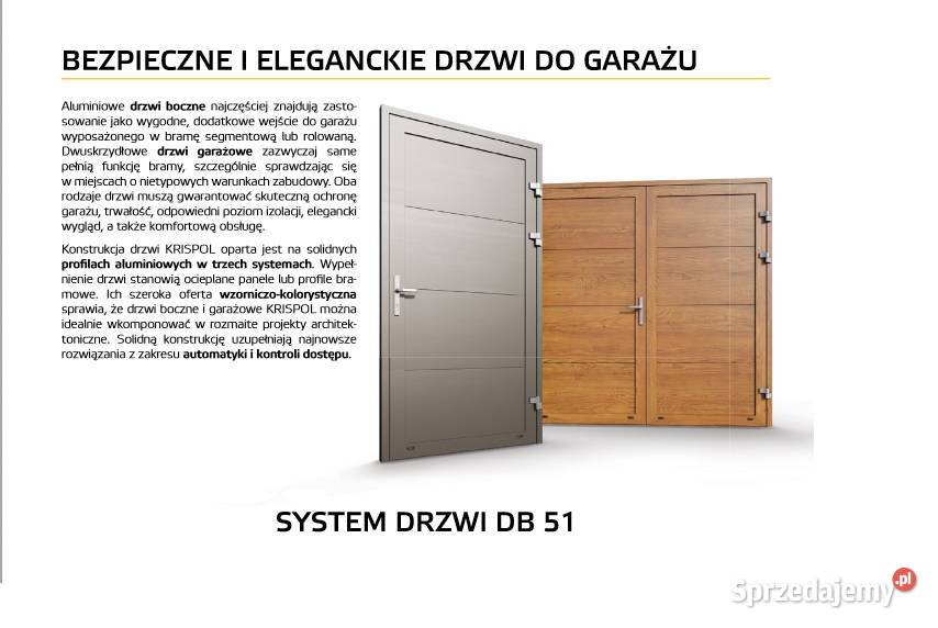Brama Drzwi Aluminiowe Na wymiar Kraków