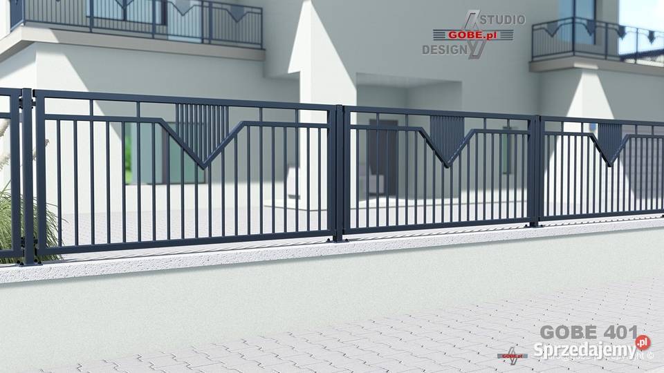 Przęsła nowoczesne ogrodzenia panelowe bramy Gliwice