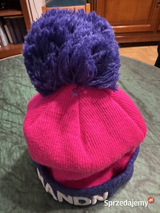 Czapka zimowa z pomponem unisex kolorowa beanie Uniseks