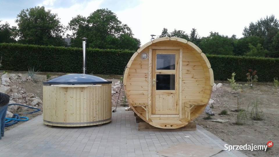 Bania Ruska Sauna Ogrodowa Gorąca Beczka Balia Architektura ogrodowa kujawsko-pomorskie