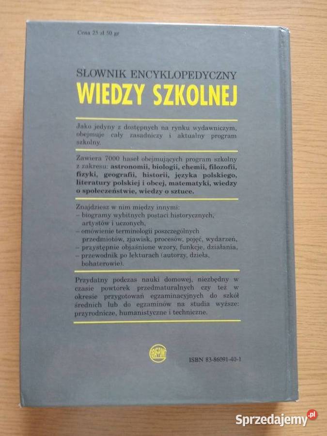 Słownik encyklopedyczny wiedzy szkolnej