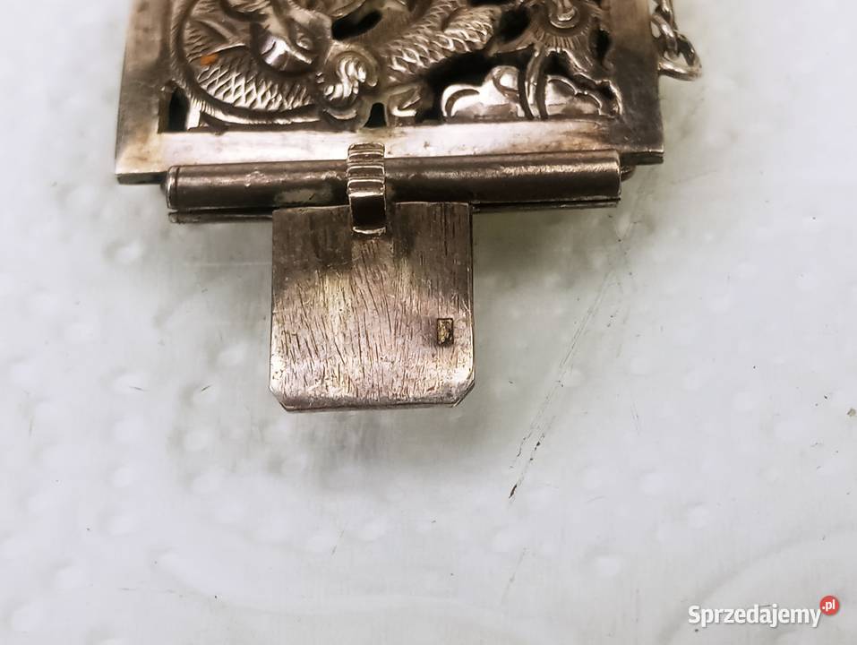 Bransoletka Srebro Chiny Srebro 925 19 w Antyki