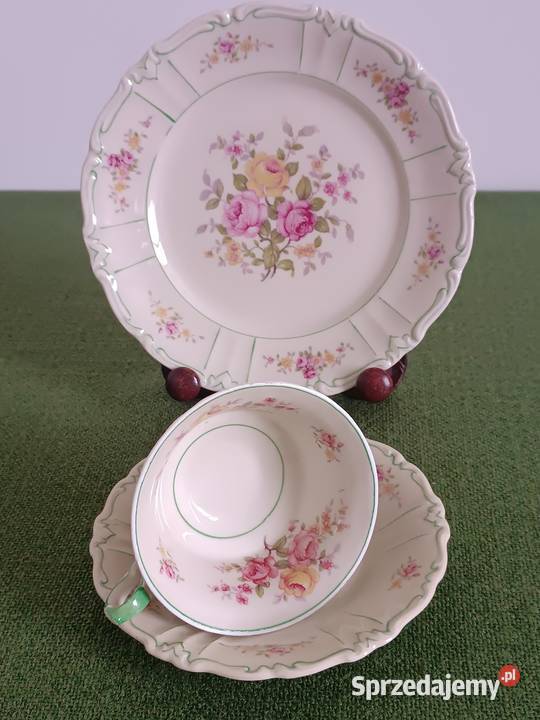Zestaw śniadaniowy porcelana bez sygnatury Gorlice