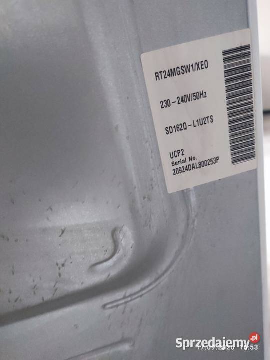 Lodówka z zamrażalnikiem Samsung silver non lubelskie Kraśnik