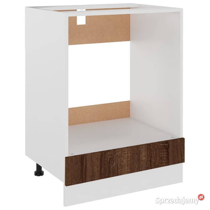 Szafka pod piekarnik brązowy dąb 60x46x815