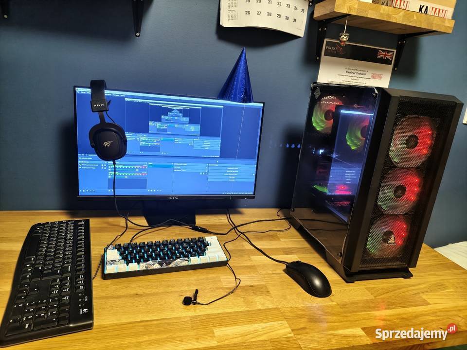 Komputer180Hz monitorCorsair mysz2 Komputery i Akcesoria