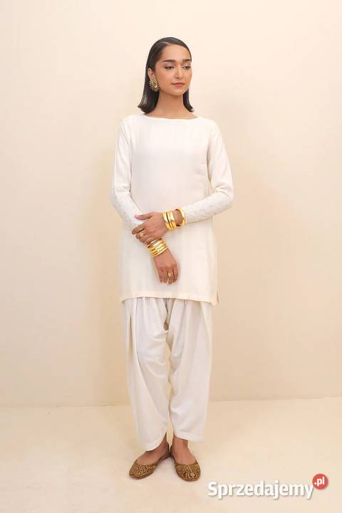 Kremowa bluzka tunika M 38 wiskoza jedwab zachodniopomorskie Szczecin sprzedam