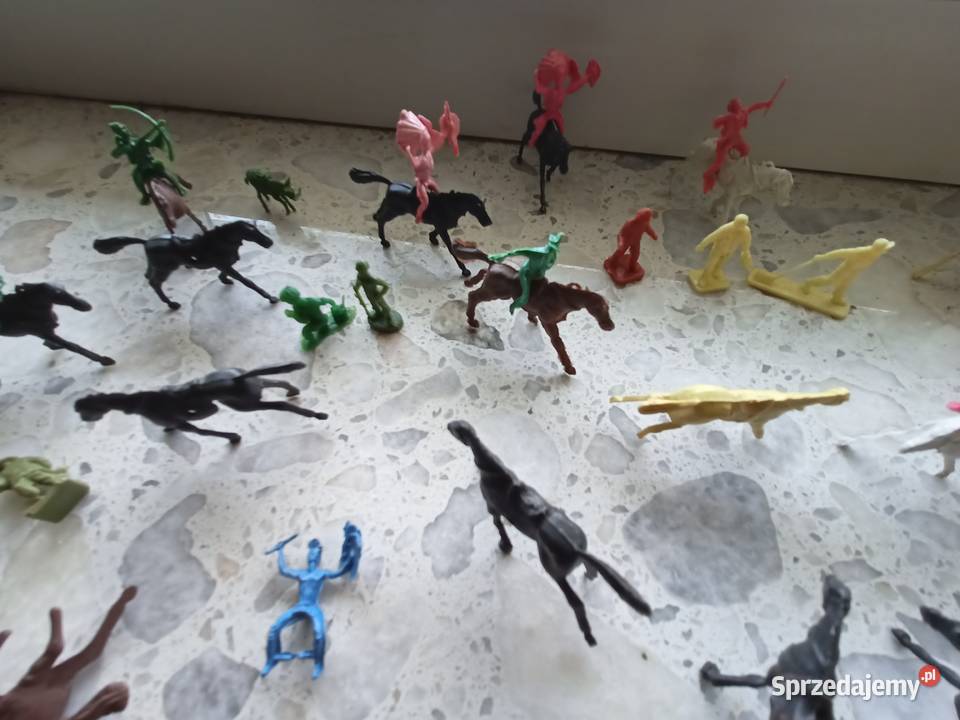 Mini figurki żołnierzyki indianie kowboje Rzeszów