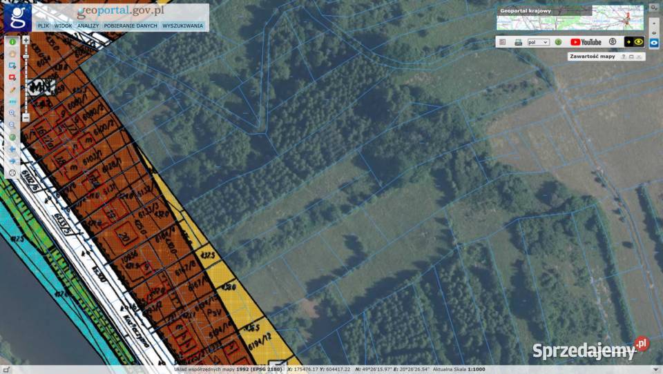 Działka rolna rekreacyjna Krościenko Dunajcem Krościenko nad Dunajcem