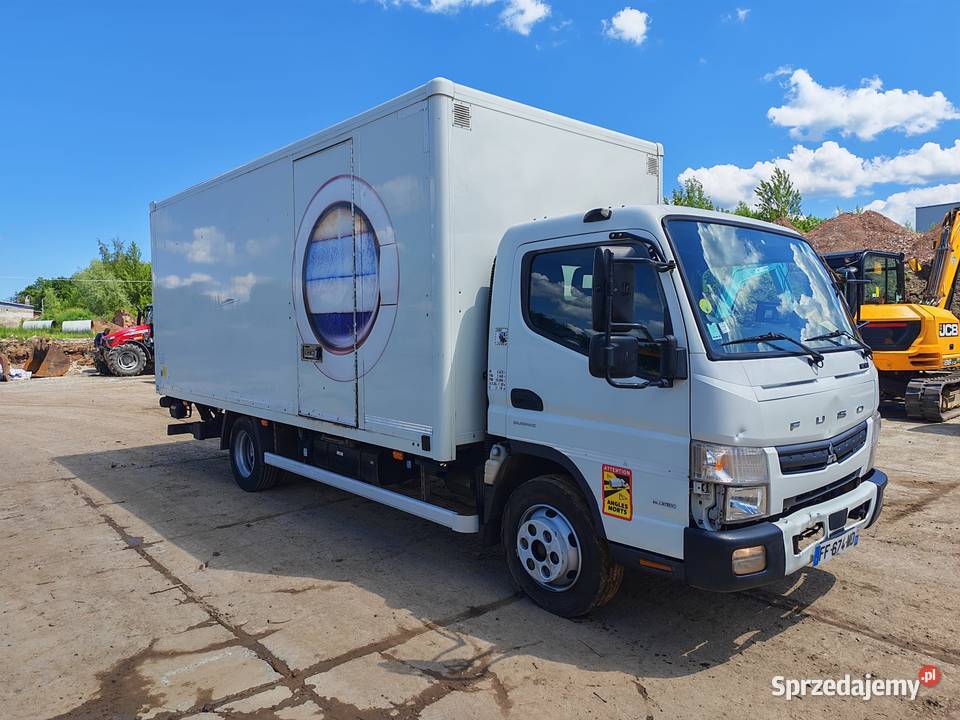 mitsubishi fuso kontener cieżarówka winda Cieszyn
