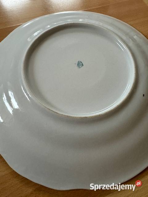 Talerz porcelanowy Pamiątka z czasów PRL vintage śląskie Częstochowa