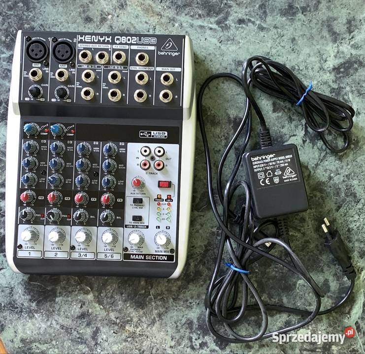 Mikser i interfejs audio Behringer Xenyx Q802USB Wrocław