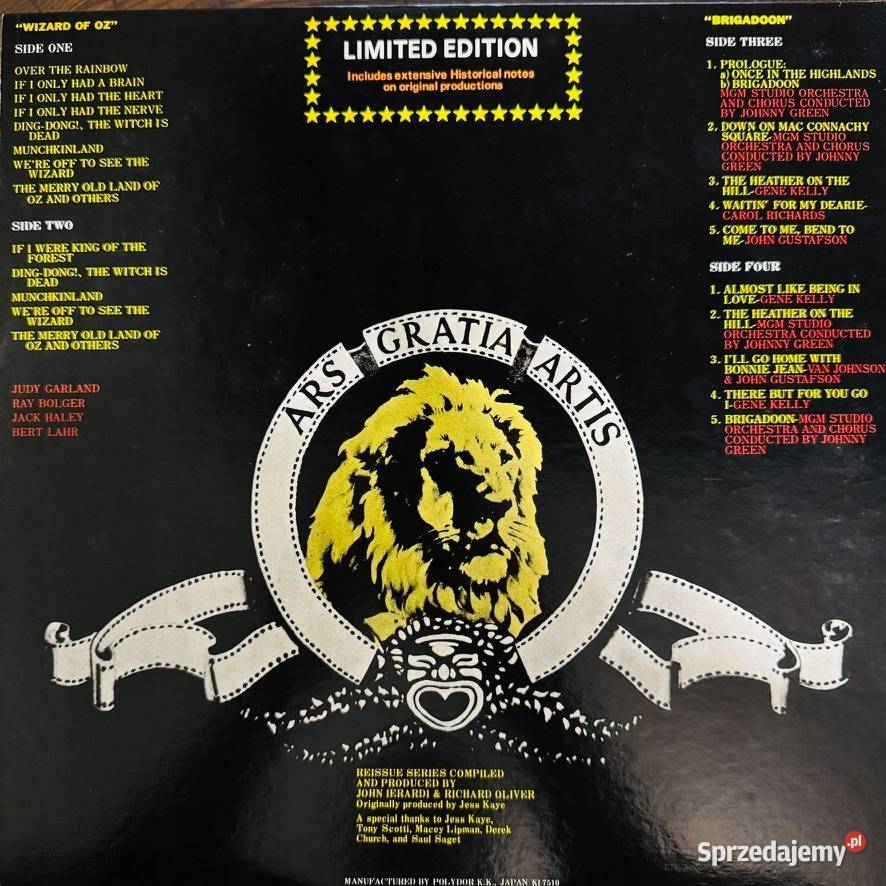 MGM Musicals OST Wizard Of OzBrigadoon NMEX Poznań