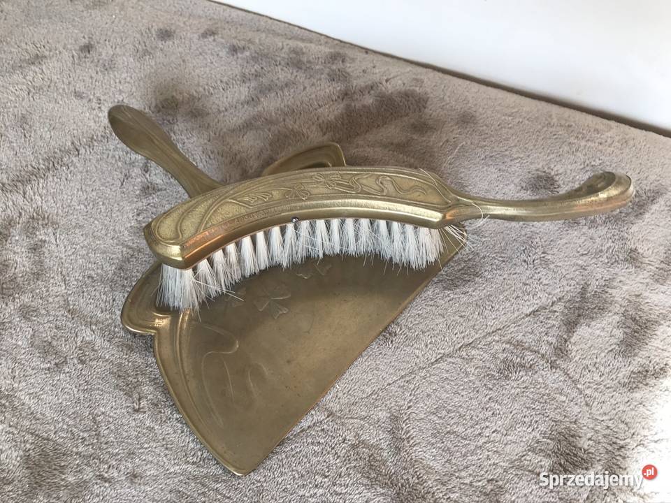 Mosiężny zmiotka i szufelka Marcinkowice