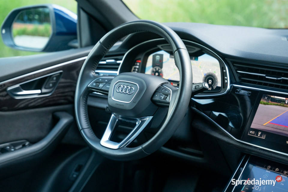 Audi Q8 Matrix Wentylacja foteli Kamery 360 kamera cofania Kraków