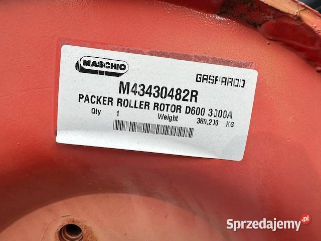 Nowy Wał packera Maschio długość 3m 300 średnica Chmielniki