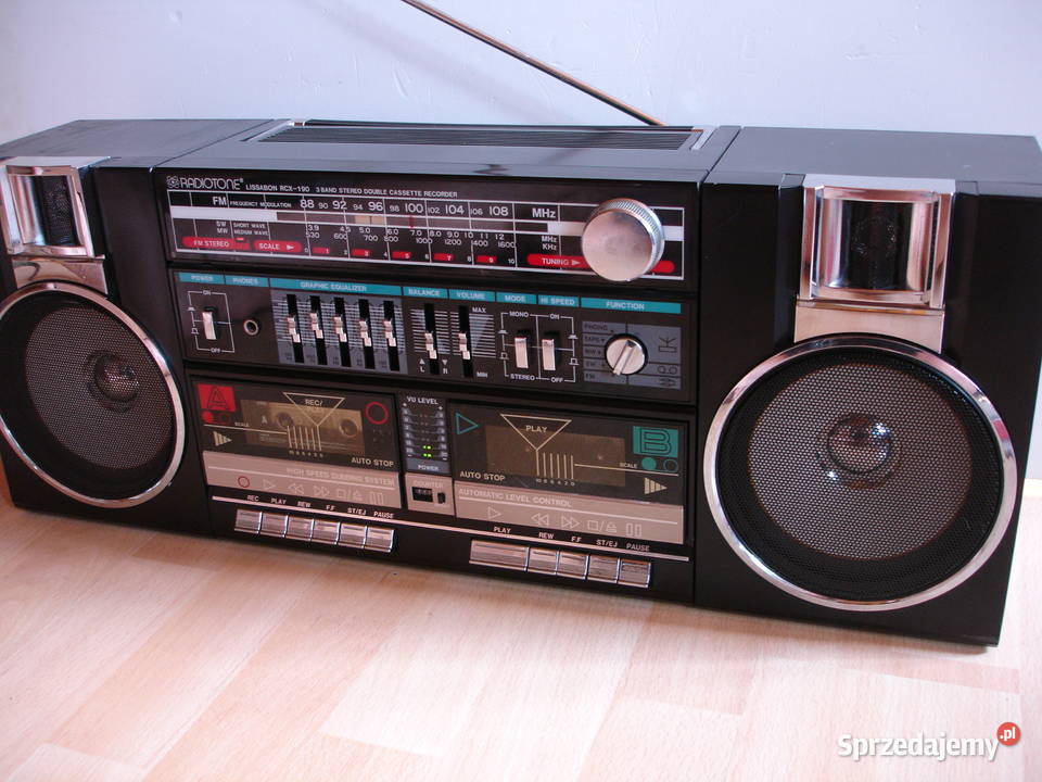 Radiomagnetofon RADIOTONE LISSABON RCX190 lubuskie Zielona Góra