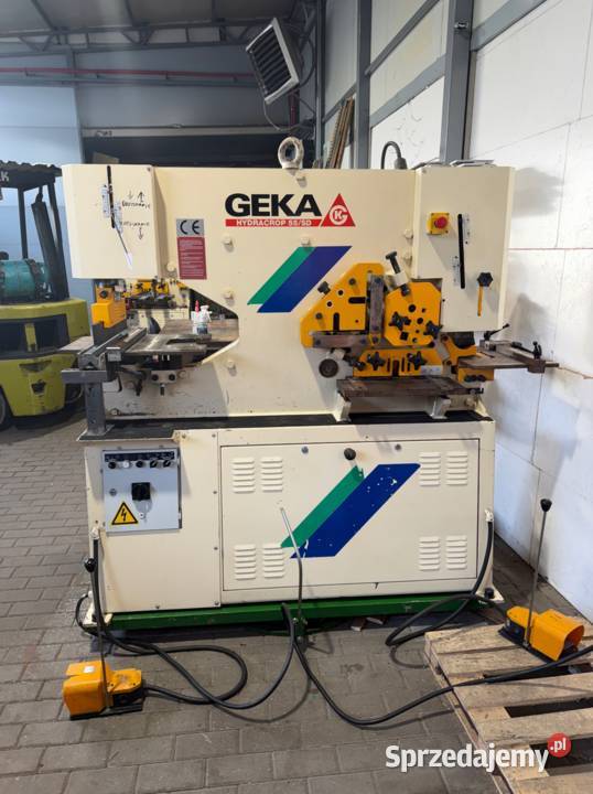 GEKA HYDRACROP 55 nożyce uniwersalne , prasa krawędziowa hydrauliczna