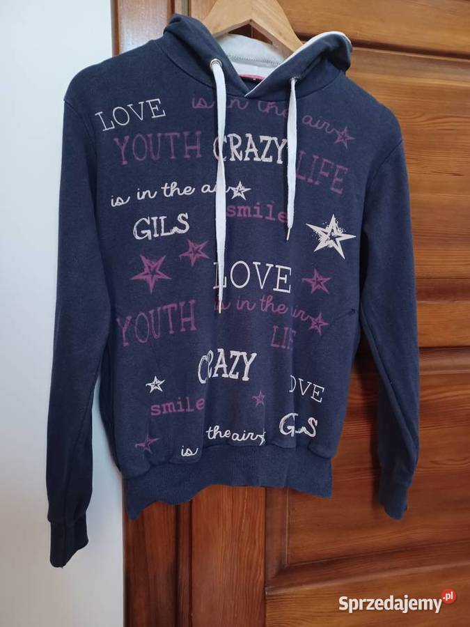 Bluza granatowa rozmiar SM stan niebieski sprzedam