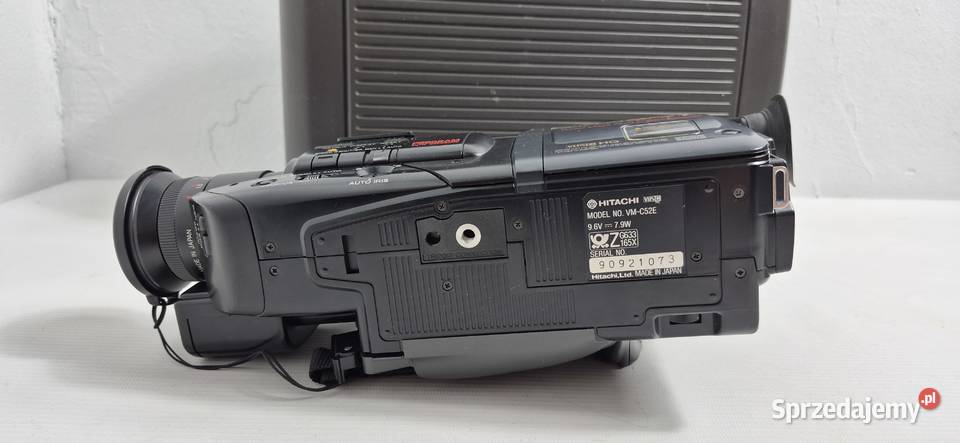 Kultowa Kamera VHSC Hitachi VMC52E Retro Zestaw Biłgoraj