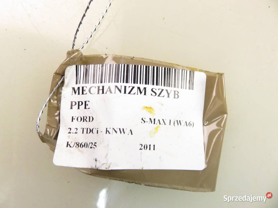 PODNOŚNIK SZYBY PRAWY PRZEDNI FORD S I WA6