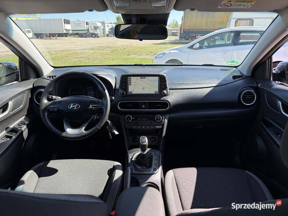 Hyundai Kona BENZYNA Klimatronik Tempomat Ledy światła do jazdy dziennej Konin